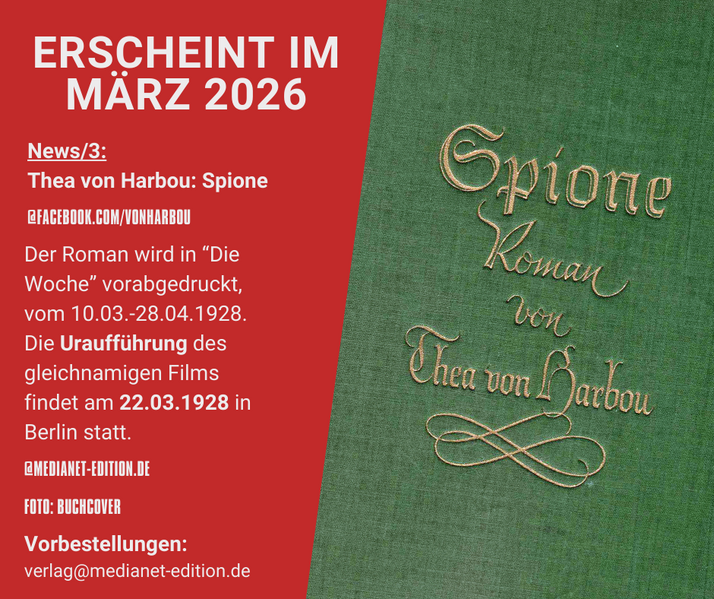 Werbe-Post für den Roman